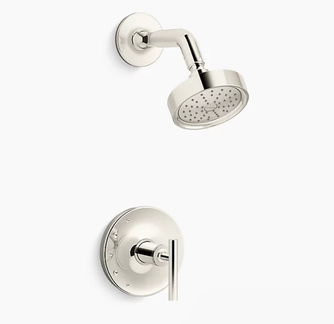 Kohler Purist Rite-Temp Shower Trim Kit with Lever Handle – Vibrant Polished Nic