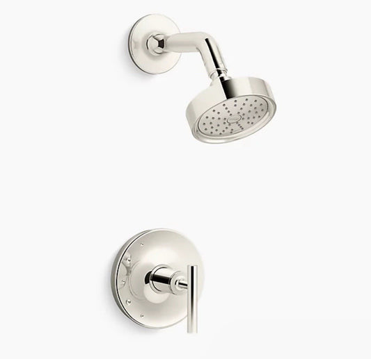 Kohler Purist Rite-Temp Shower Trim Kit with Lever Handle – Vibrant Polished Nic