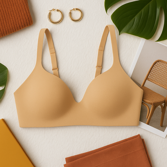 Underoutfit- 460 The Perfect Neckline Bra, size 2XL - coffee