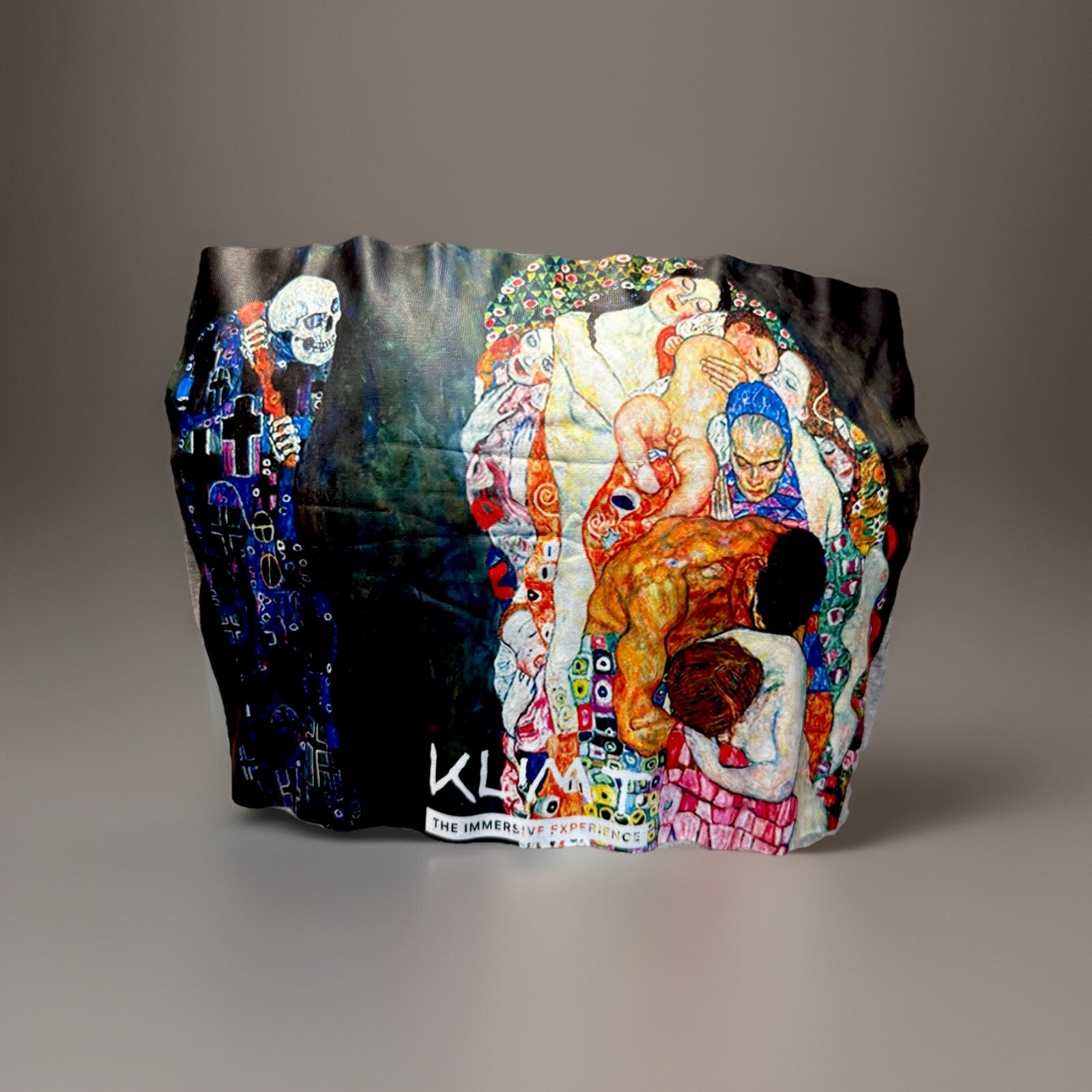 Klimt “Death and Life” Hoodie – Gray – Immersive Experience Art Print – Unisex