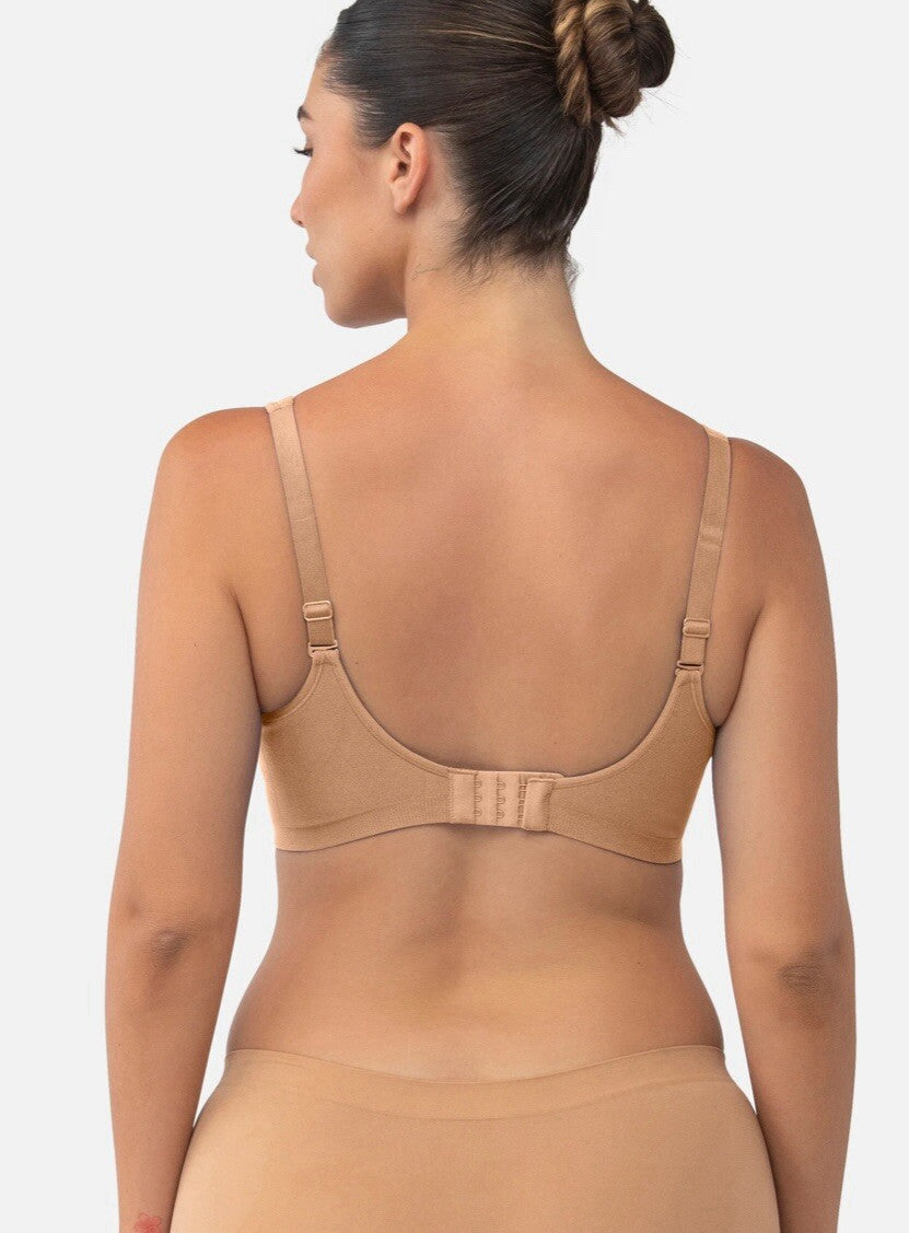 Underoutfit- 460 The Perfect Neckline Bra, size Small - coffee