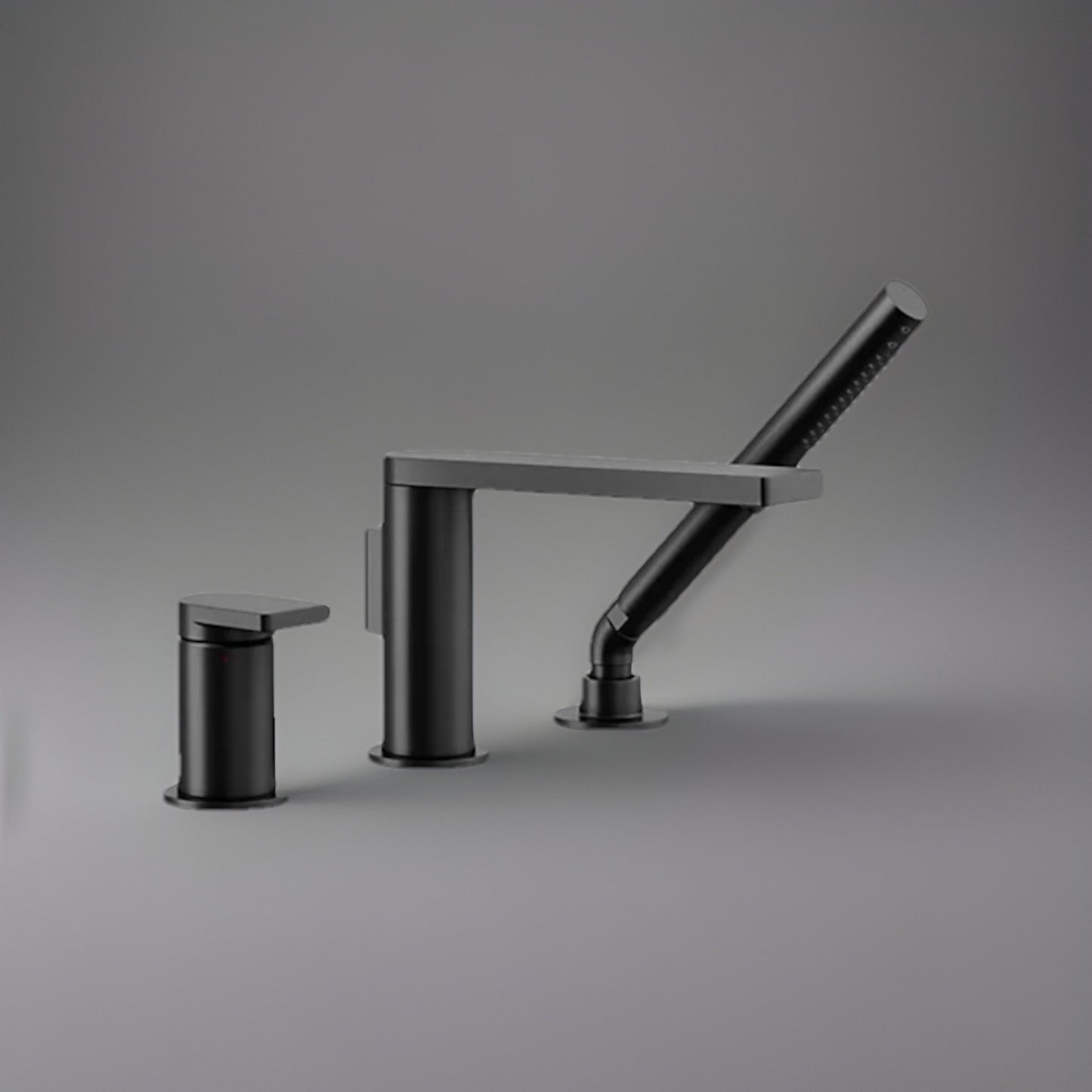 Kohler 73078-4-BL Composed Deck-Mount Tub Faucet w/ Handheld – Matte Black