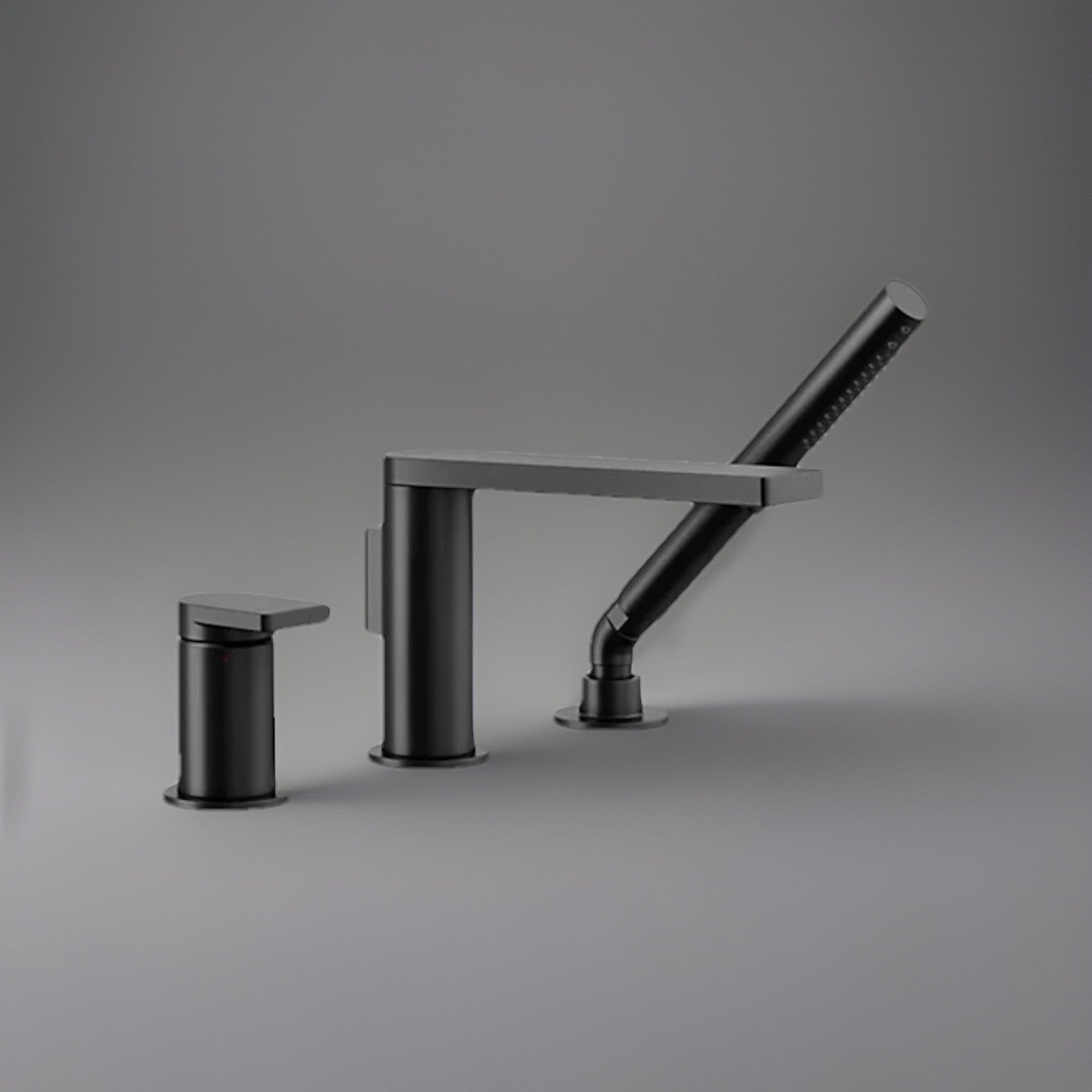 Kohler 73078-4-BL Composed Deck-Mount Tub Faucet w/ Handheld – Matte Black