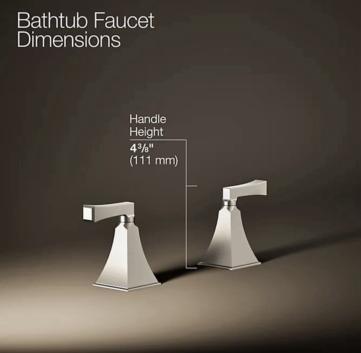 KOHLER K-T467-4V-BN Purist Handle Trim Only – Vibrant Brushed Nickel