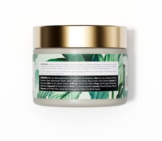 Alodia Nourish & Hydrate Deep Conditioning Hair Masque 12oz – Moisture & Repair