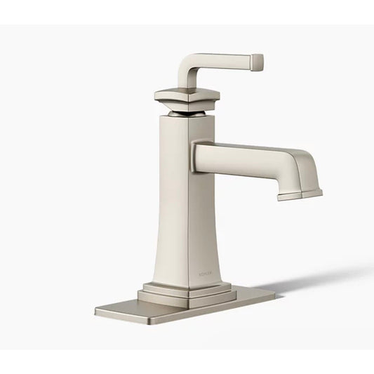 Kohler 27400-4K-BN Riff Single-Handle Bathroom Sink Faucet, 1.2gpm