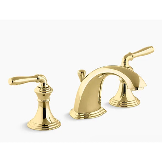 Kohler 394-4-PB Devonshire Widespread Bathroom Sink Faucet, 1.2gpm
