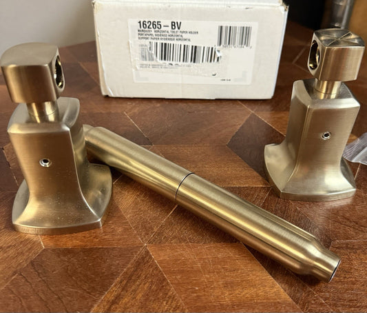 Kohler K-16265-BV Margaux TP Holder – Vibrant Brushed Bronze Horizontal Mount