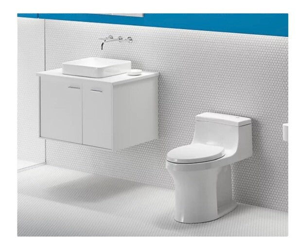KOHLER k-2661 Vox Square Bathroom Vessel Sink, White