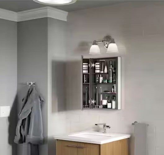 Kohler K-81144-DA1 Maxstow 15 × 24 Medicine Cabinet Frameless Door Dark Anodized