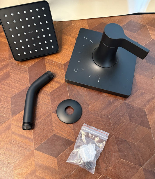 Kohler Venza TS2812-4G-BL Shower Faucet Trim Kit – Matte Black, 1‑Handle 🚿