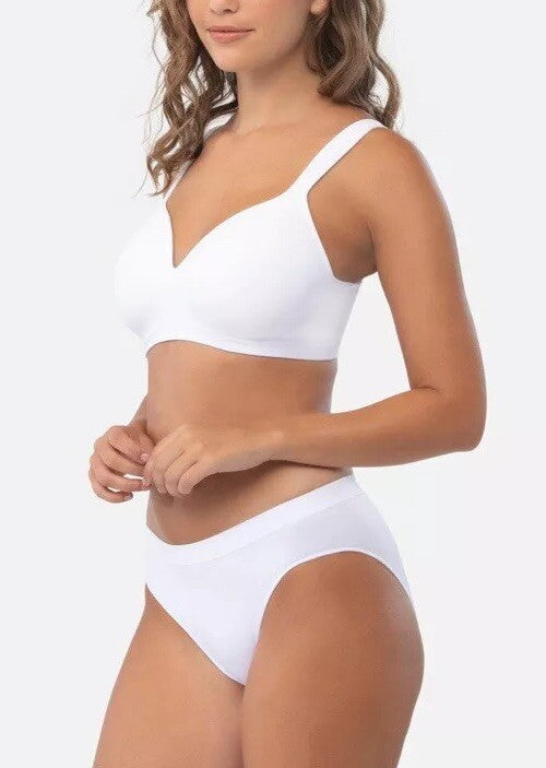 Underoutfit- 460 The Perfect Neckline Bra, size Small White