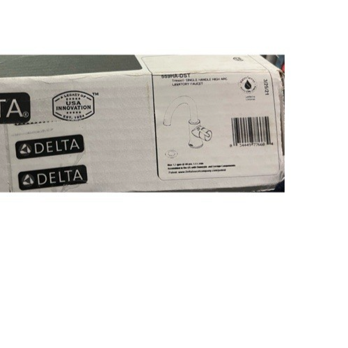 Delta Trinsic Single-Handle High-Arc Bathroom Faucet | Chrome | Model 559HA-DST