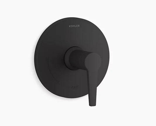 Kohler Pitch TS74042-4-BL Shower Valve Trim Handle – Matte Black