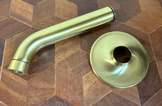 Kohler 14426-2MB Purist Wall Mount Bath Spout – Brushed Moderne Brass