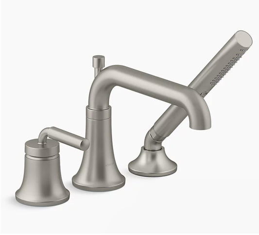 Kohler 26441-4-BN Tone,  Deck Mount Bath Faucet w/ Hand Shower brushed nickel
