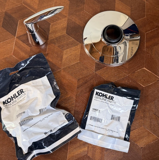 KOHLER TS45110-4-CP Alteo Valve Trim Kit – Lever Handle, Polished Chrome