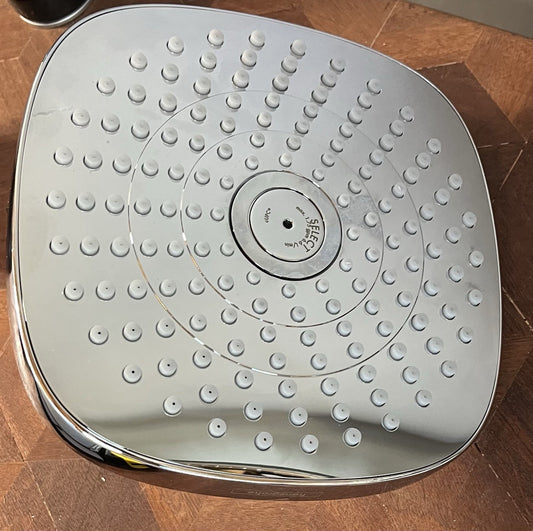 🚿 Hansgrohe Croma Select E 180 2-Jet Showerhead | Chrome | 1.8 GPM EcoSmart