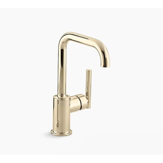 Kohler 7509-AF Purist Single-Handle Bar Sink Faucet - French Gold
