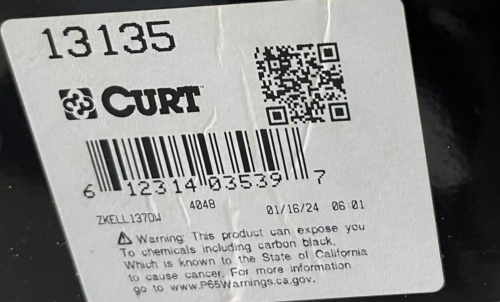 Curt Class 3 Trailer Hitch 2" Receiver - Heavy Duty, 13135, Tow Up to 6,000 lbs,