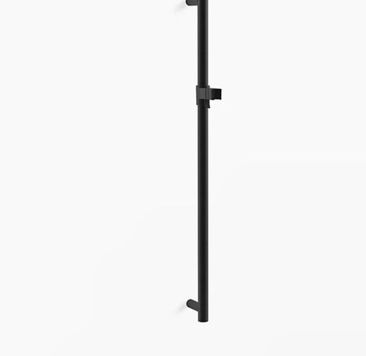 Kohler K-8524-BL 30" Shower Slide Bar – Matte Black – Adjustable Handshower Rail