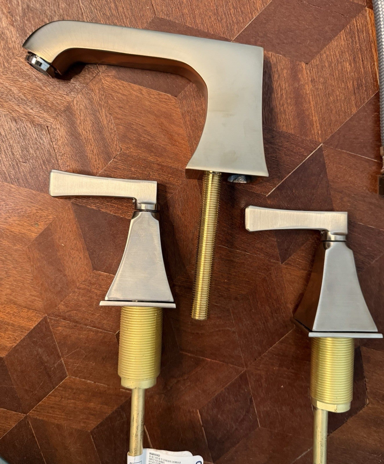 Kohler K‑454‑4V‑BN Memoirs Widespread Sink Faucet (Brushed Nickel)