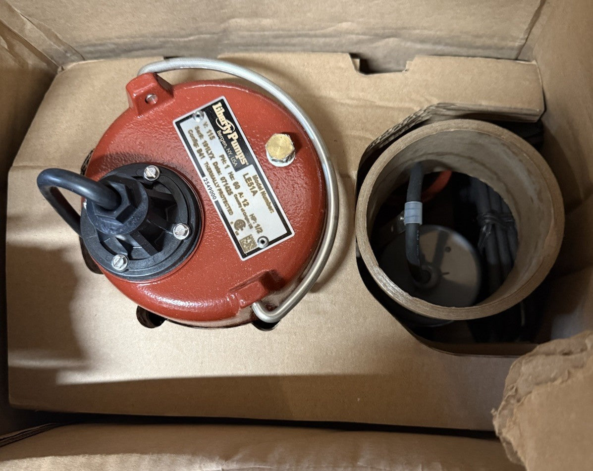 Liberty Pumps LE51A 1/2 HP Submersible Sewage Pump – Automatic Operation