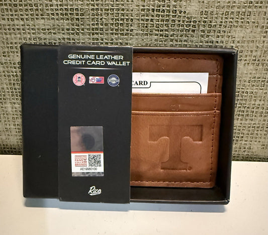 Tennessee Volunteers Leather Front Pocket Wallet