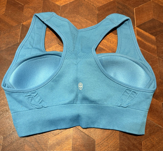 The NowSunday Racerback Sports Bra (sewn in pads) 1145 size Large Wave Ride