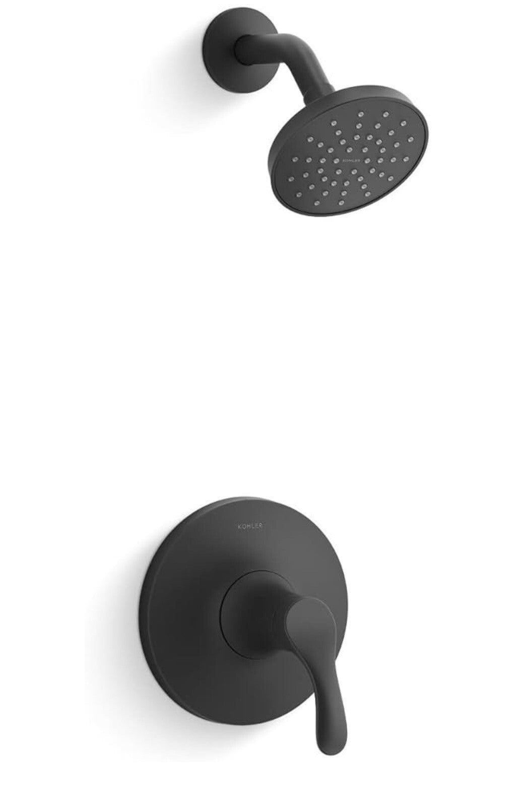 KOHLER TS27392-4G-BL Simplice Shower Faucet Trim Kit in Matte Black