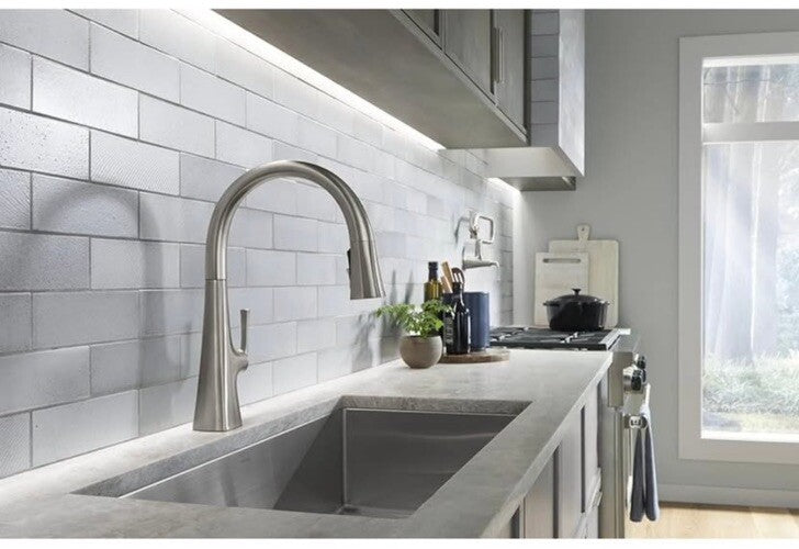 Kohler Graze K-22062-VS Pull Down Spray Kitchen Faucet Vibrant Stainless Steel