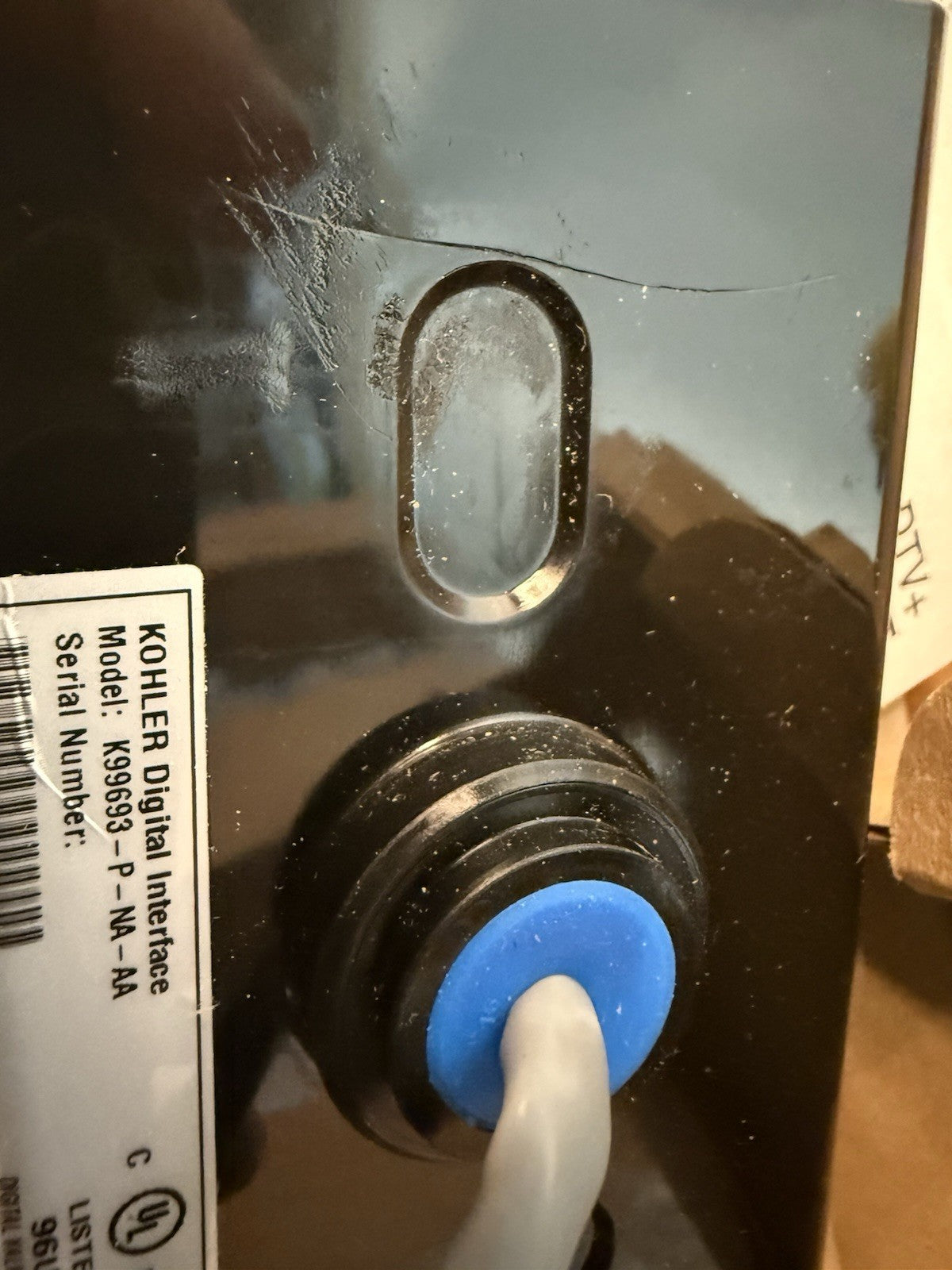 Kohler DTV+ Digital Shower Interface Black Touchscreen K-99693-P-NA