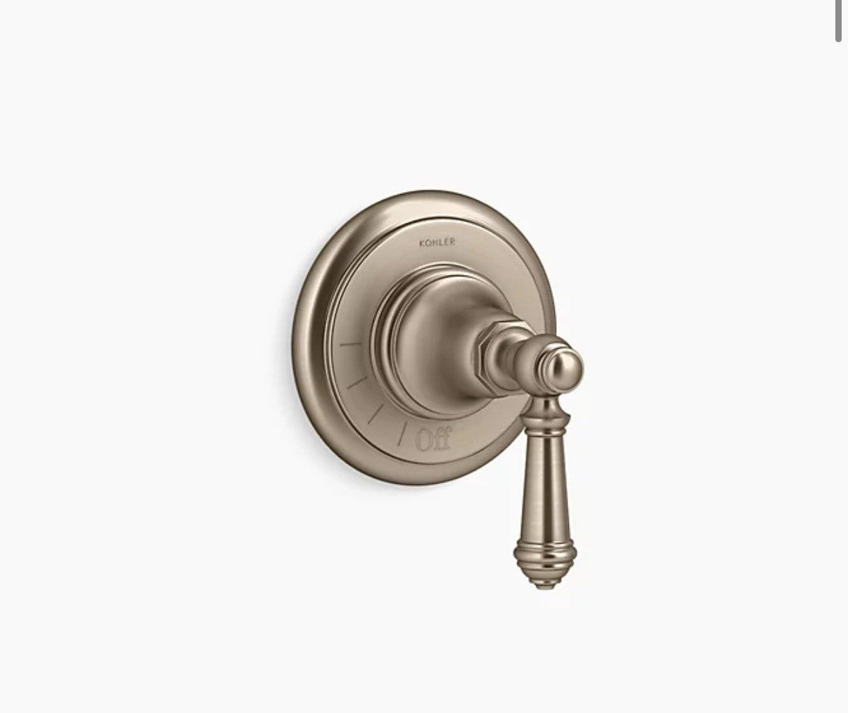 Kohler T72771-4-BV Artifacts® Volume Control Valve Trim – Vibrant Brushed Bronze