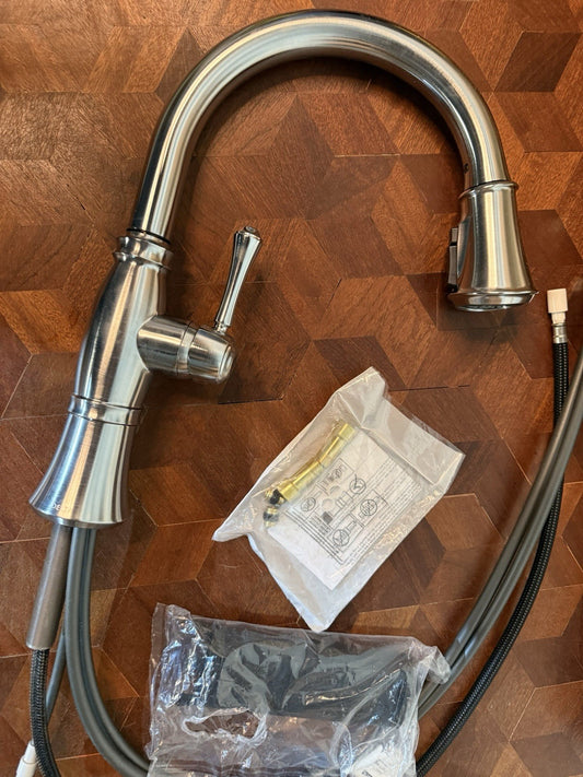 Delta Cassidy 9197T-AR-PR-DST Pull-Down Touch2O Kitchen Faucet Arctic SS