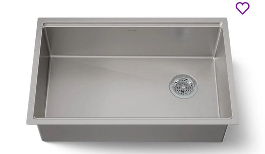 Kohler K-33660-PC-NA Strive 29″ Undermount Workstation Kitchen Sink – Stainless
