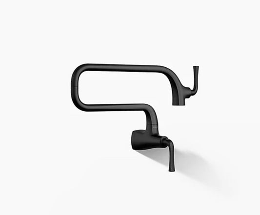 🚿 KOHLER Graze K-22066-BL Kitchen Faucet Matte Black Pull-Down Single-Handle