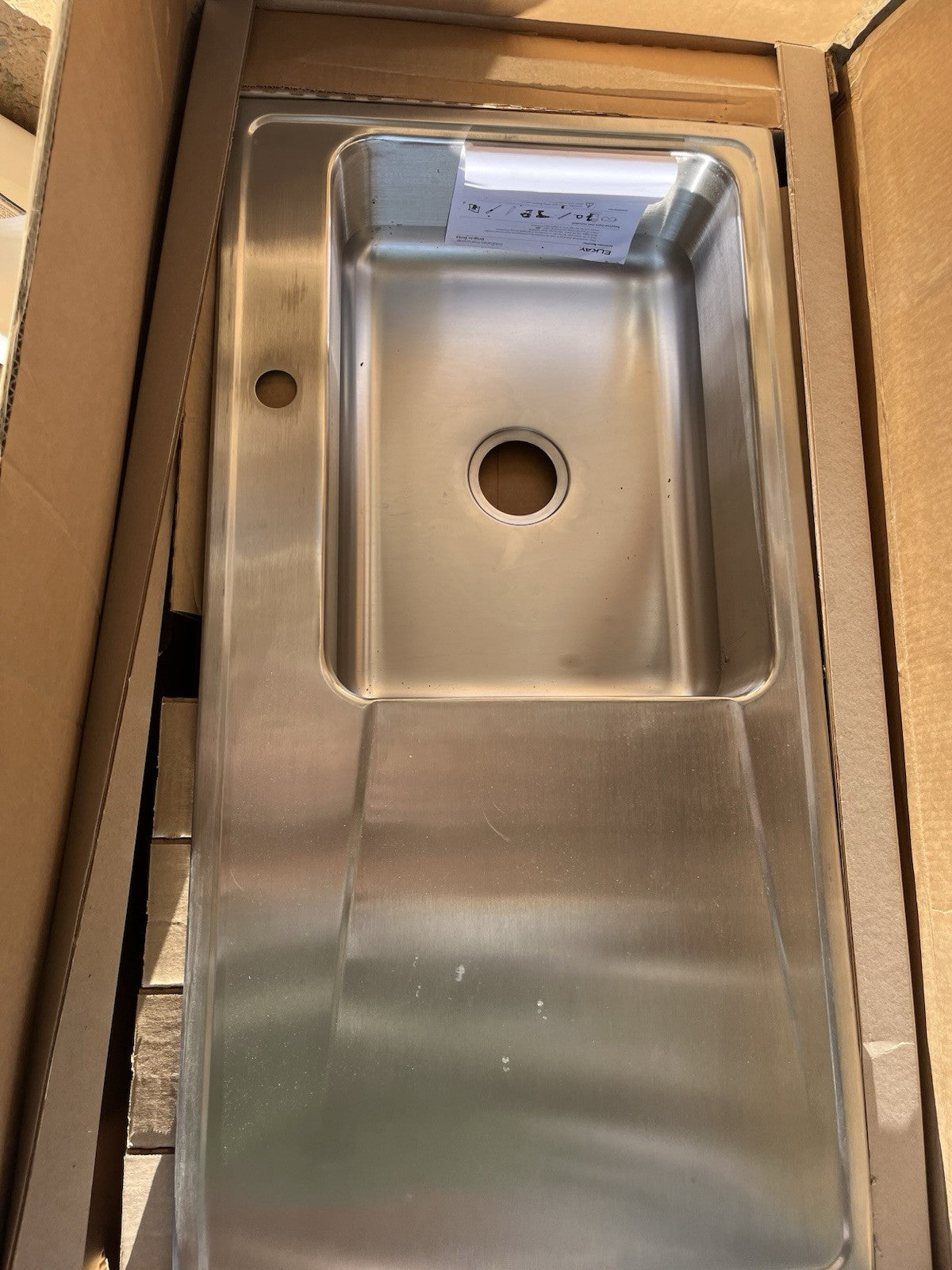 Elkay ILR4322L3 Lustertone Classic Stainless Steel Kitchen Sink 43"x22"–3-Hole