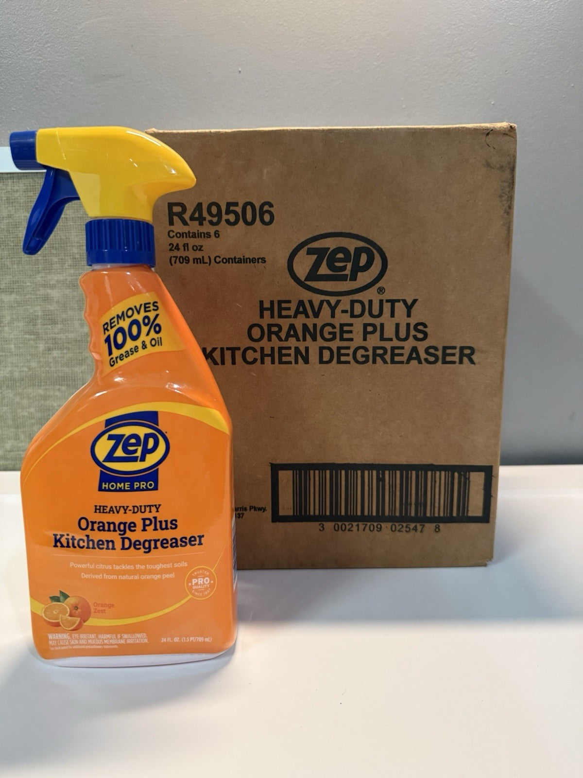 Zep Orange Plus Heavy-Duty Kitchen Degreaser 24oz (2-Pack) – Grease Cutter Spray