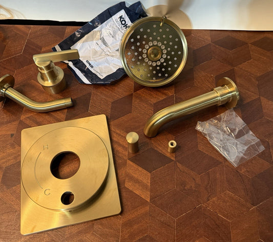 Kohler Castia K-T35918-4Y-2MB Tub & Shower Trim Kit – Studio McGee Collection, B