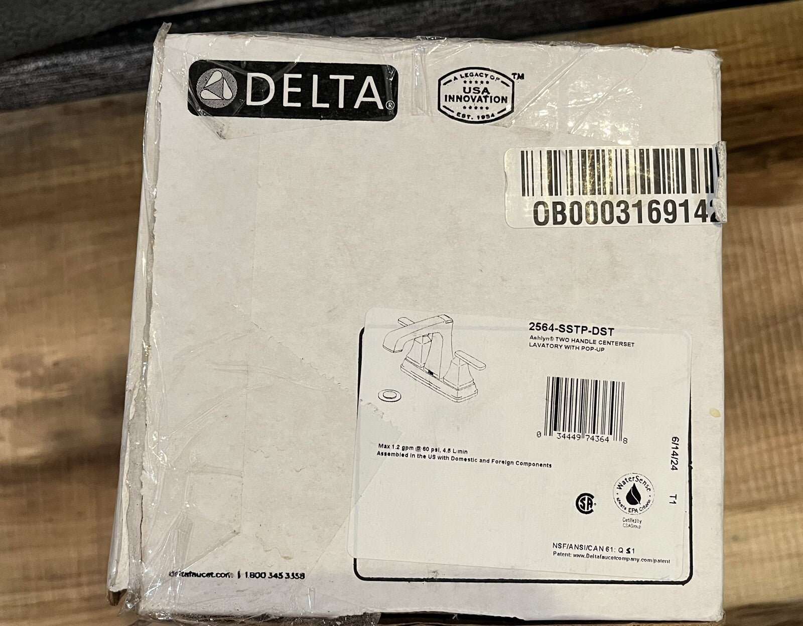Delta Ashlyn 2564-SSTP-DST   1.2 Gpm 2-Handle Bathroom Faucet * scratch & Dent