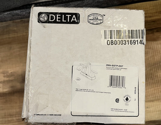 Delta Ashlyn 2564-SSTP-DST   1.2 Gpm 2-Handle Bathroom Faucet * scratch & Dent
