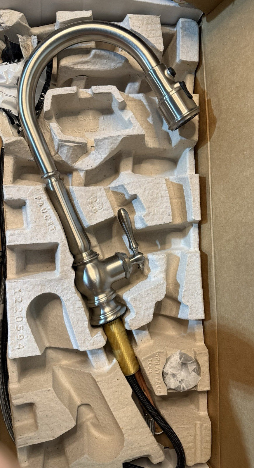 Kohler K-99259-VS Artifacts Pull-Down Kitchen Faucet – Vibrant Stainless