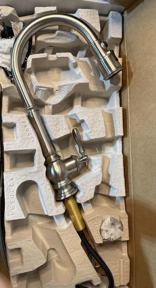 Kohler K-99259-VS Artifacts Pull-Down Kitchen Faucet – Vibrant Stainless