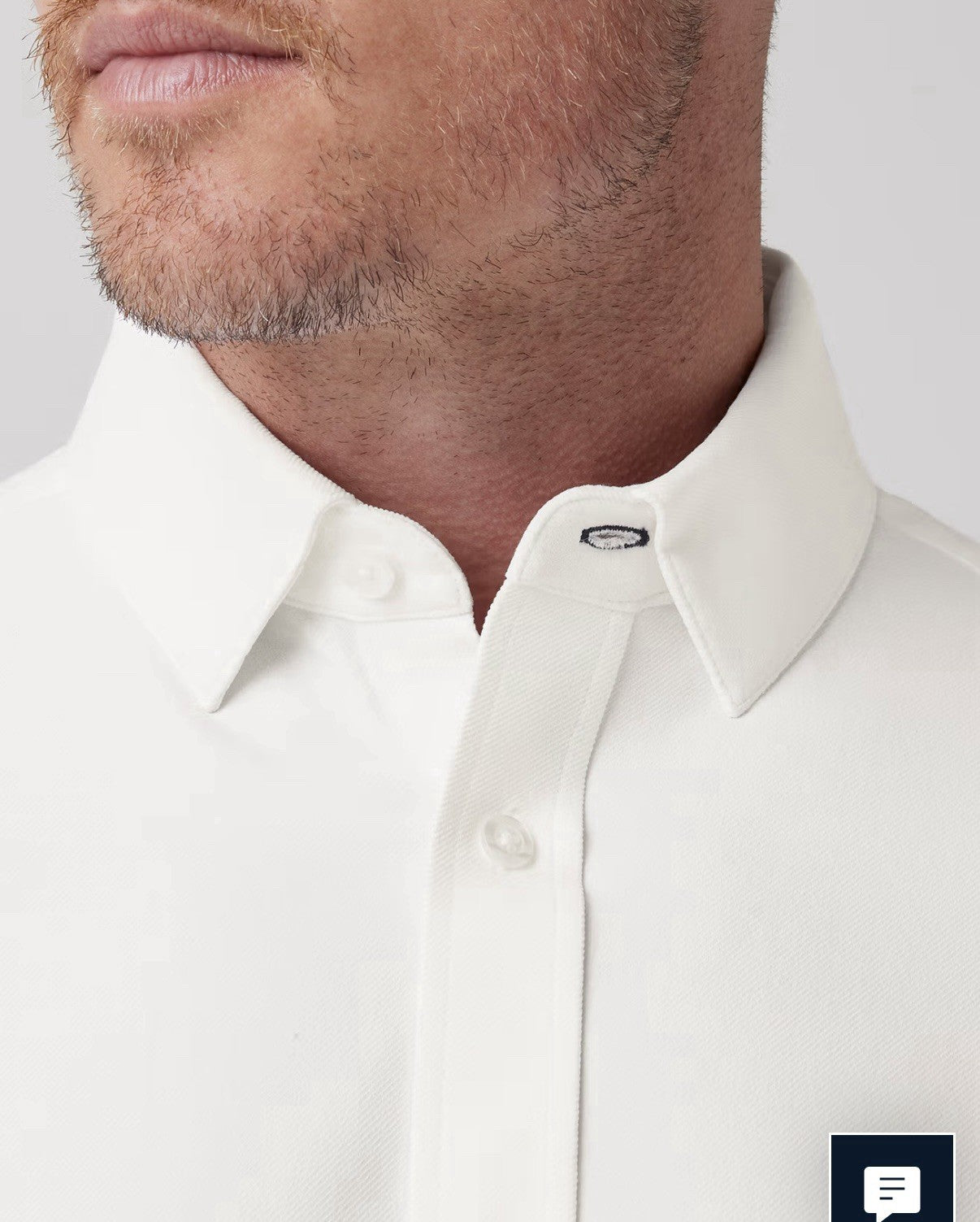 Mizzen+Main Bateman Performance Dress Shirt – White | Medium Trim Fit Tall | Wri