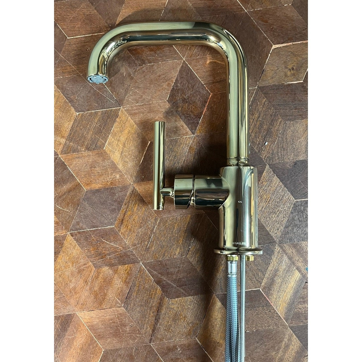 Kohler 7509-AF Purist Single-Handle Bar Sink Faucet - French Gold