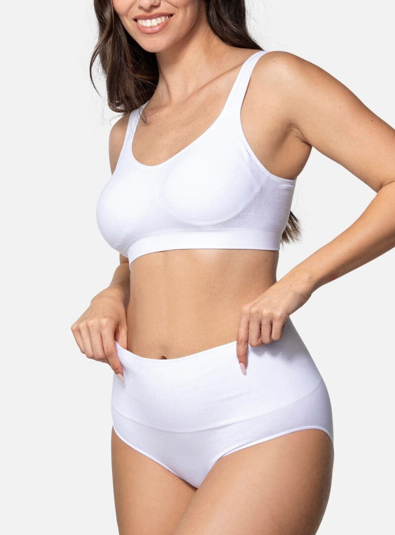 Underoutfit Smoothing at Waist Brief - 308, size   2XL white