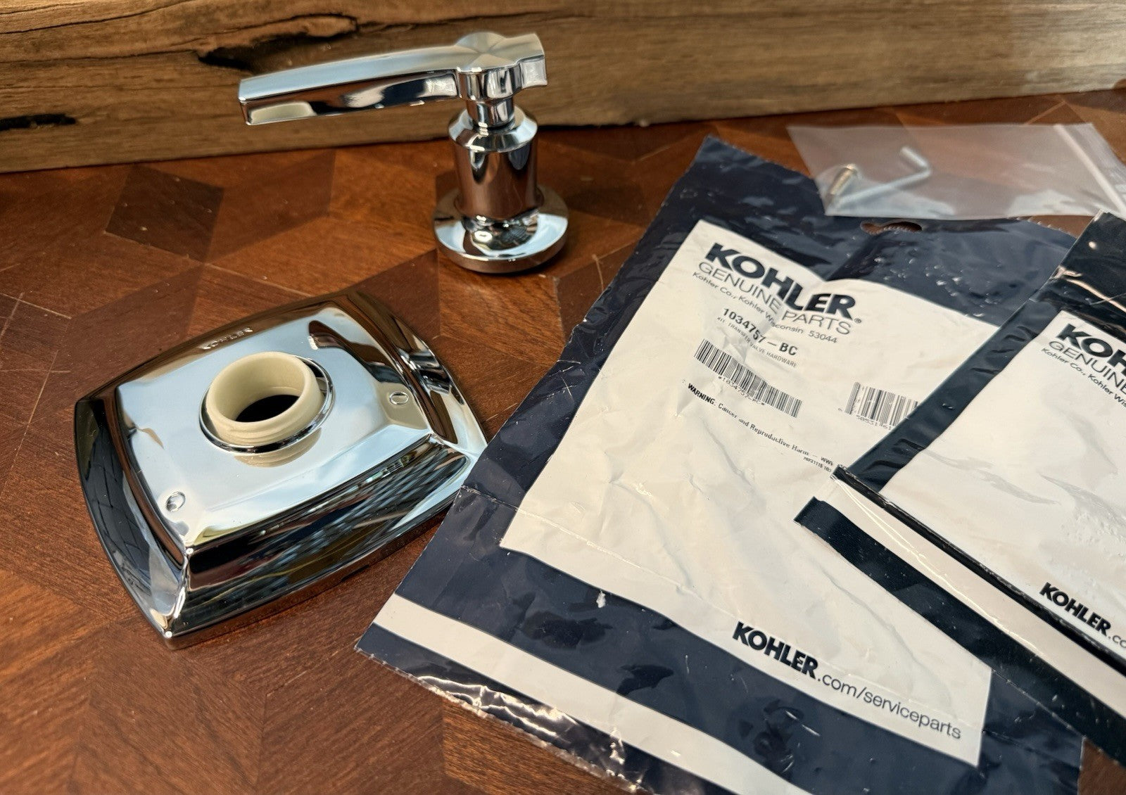 Kohler Margaux Transfer Valve Trim Lever Handle Polished Chrome T16242-4-CP