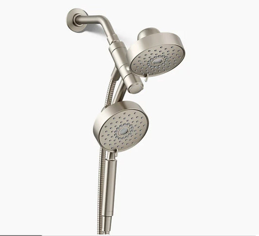 Kohler Purist Dual Shower Head 2-in-1 Kit, Brushed Nickel – Scratch/Dent