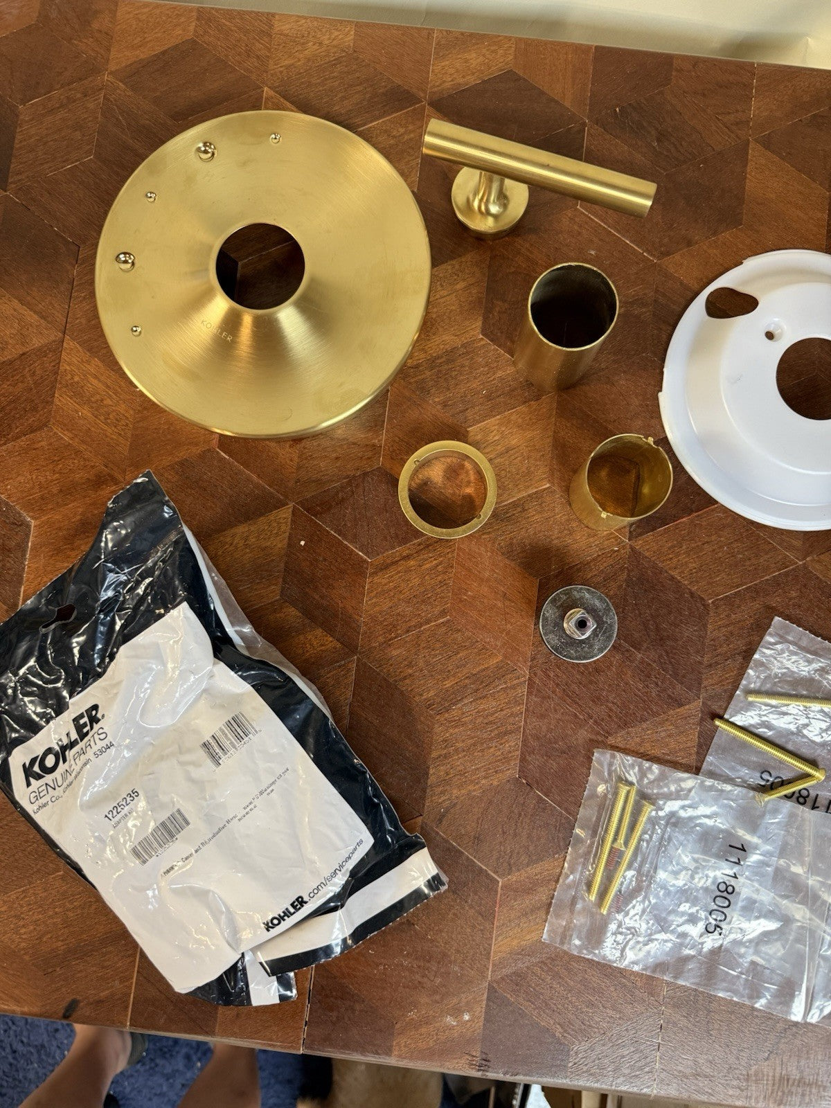 KOHLER TS14423-4-2MB Purist Volume Control Trim – Brushed Moderne Brass