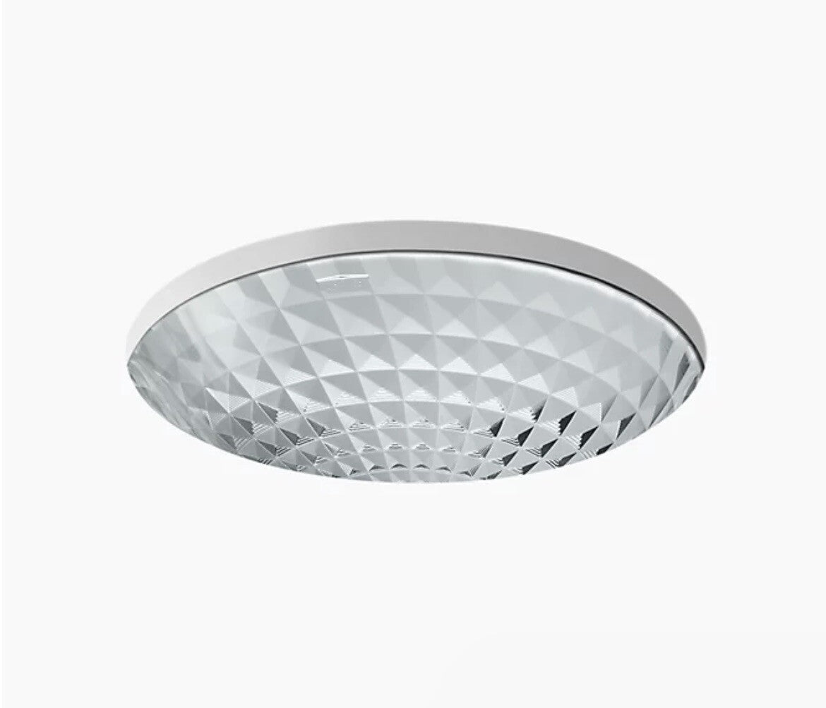 Kohler Kallos K-2361-TG8 Undermount Glass Bathroom Sink, Translucent Stone